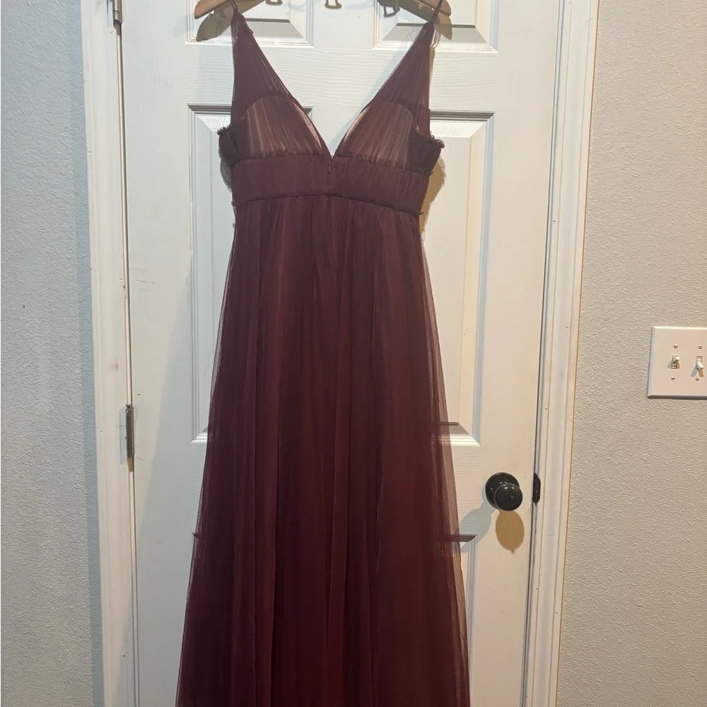 Wtoo Deep Red Dress - Picture 3 of 5